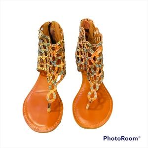 Zigi Soho | Melaa Caged Flat Thong Sandals